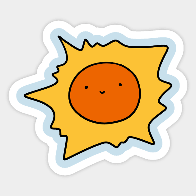 Smiling Sun Sticker by saradaboru